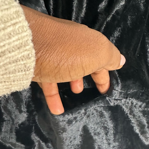 Zara Black Velvet Cape Jacket - Picture 7 of 8